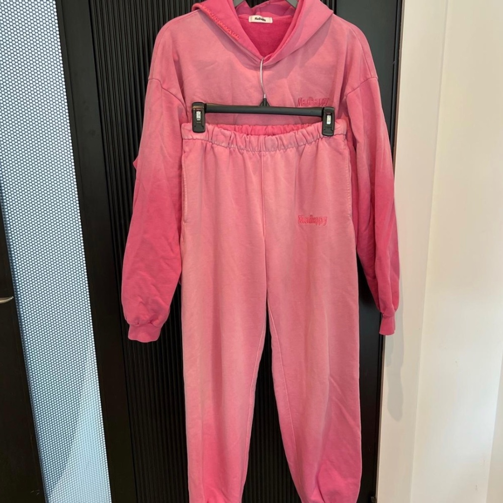 Madhappy sweat set, size medium in both